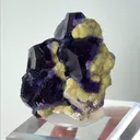 Natural Purple Phantom Fluorite and Mica, Mineral Specimen: Inner Mongolia,China (65*20*55MM) - image 2