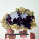 Natural Purple Phantom Fluorite and Mica, Mineral Specimen: Inner Mongolia,China (65*40*20MM) - image 2