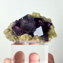 Natural Purple Phantom Fluorite and Mica, Mineral Specimen: Inner Mongolia,China (65*40*20MM) - image 3