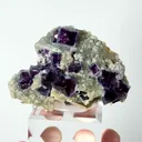 Natural Purple Phantom Fluorite and Mica, Mineral Specimen: Inner Mongolia,China (70*40*25MM) - image 3