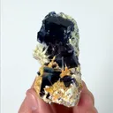 Natural Purple Phantom Fluorite and Mica, Mineral Specimen: Inner Mongolia,China (80*40*25MM) - image 3