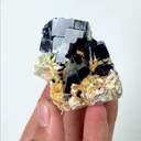 Natural Purple Phantom Fluorite and Mica, Mineral Specimen: Inner Mongolia,China (80*40*25MM) - image 4