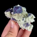 Natural Purple Phantom Fluorite and Mica, Mineral Specimen: Inner Mongolia,China (80*55*40MM) - image 3