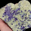 Natural Purple Phantom Fluorite and Mica, Mineral Specimen: Yindu,Inner Mongolia (150*135*40MM) - image 3
