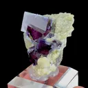 Natural Purple Phantom Fluorite and Mica, Mineral Specimen: Yindu,Inner Mongolia (25*20*30MM) - image 2