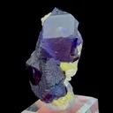Natural Purple Phantom Fluorite and Mica, Mineral Specimen: Yindu,Inner Mongolia (25*20*40MM) - image 2