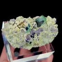 Natural Purple Phantom Fluorite and Mica, Mineral Specimen: Yindu,Inner Mongolia (65*40*25MM) - image 3
