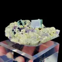 Natural Purple Phantom Fluorite and Mica, Mineral Specimen: Yindu,Inner Mongolia (65*40*25MM) - image 2