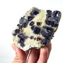 Natural Purple Phantom Fluorite and Mica, Mineral Specimen: Yindu,Inner Mongolia (80*85*25MM) - image 4