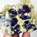 Natural Purple Phantom Fluorite and Mica, Mineral Specimen: Yindu,Inner Mongolia (90*65*30MM) - image 2