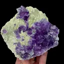 Natural Purple Phantom Fluorite and Mica Mineral Specimen,High Quality Specimen,YINDU,INNER MONGOLIA,CHINA(105*105*35mm) - image 4