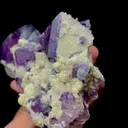 Natural Purple Phantom Fluorite and Mica Mineral Specimen,High Quality Specimen,YINDU,INNER MONGOLIA,CHINA(120*85*57mm) - image 3