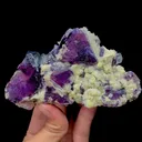 Natural Purple Phantom Fluorite and Mica Mineral Specimen,High Quality Specimen,YINDU,INNER MONGOLIA,CHINA(120*85*57mm) - image 4