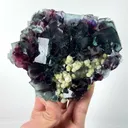 Natural Purple Phantom Fluorite and Mica Mineral Specimen,High Quality Specimen,YINDU,INNER MONGOLIA,CHINA(140*120*41mm) - image 1