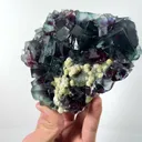 Natural Purple Phantom Fluorite and Mica Mineral Specimen,High Quality Specimen,YINDU,INNER MONGOLIA,CHINA(140*120*41mm) - image 2