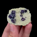 Natural Purple Phantom Fluorite and Mica Mineral Specimen,High Quality Specimen,YINDU,INNER MONGOLIA,CHINA(50*40*15mm) - image 1