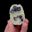 Natural Purple Phantom Fluorite and Mica Mineral Specimen,High Quality Specimen,YINDU,INNER MONGOLIA,CHINA(50*40*15mm) - image 3