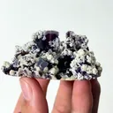 Natural Purple Phantom Fluorite and Mica Mineral Specimen,High Quality Specimen,YINDU,INNER MONGOLIA,CHINA(65*42*31mm) - image 5