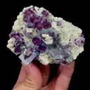 Natural Purple Phantom Fluorite and Mica Mineral Specimen,High Quality Specimen,YINDU,INNER MONGOLIA,CHINA(85*65*25mm) - image 1