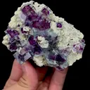 Natural Purple Phantom Fluorite and Mica Mineral Specimen,High Quality Specimen,YINDU,INNER MONGOLIA,CHINA(85*65*25mm) - image 4