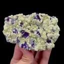 Natural Purple Phantom Fluorite and Mica Mineral Specimen,High Quality Specimen,YINDU,INNER MONGOLIA,CHINA(96*64*27mm) - image 4