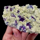 Natural Purple Phantom Fluorite and Mica Mineral Specimen,High Quality Specimen,YINDU,INNER MONGOLIA,CHINA(96*64*27mm) - image 2