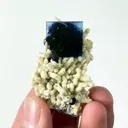 Natural Purple Phantom Fluorite and Mica, Mineral Specimen:Inner Mongolia,China (80*45*20MM) - image 1