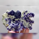 Natural Purple Phantom Fluorite and Mica Symbiosis comes from Inner Mongolia,China 105*65*50MM - image 5