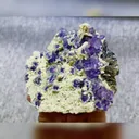 Natural Purple Phantom Fluorite and Mica Symbiosis comes from Inner Mongolia,China 95*80*25MM - image 2