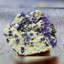 Natural Purple Phantom Fluorite and Mica Symbiosis comes from Inner Mongolia,China 95*80*25MM - image 3