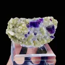 Natural Purple Phantom Fluorite and Mica Symbiosis comes from Yindu,Inner Mongolia 65*15*30MM - image 2