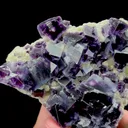 Natural Purple Phantom Fluorite and Mica Symbiosis Mineral Specimen,High Quality Specimen,YINDU,INNER MONGOLIA,CHINA(110*80*20mm) - image 3