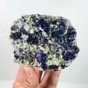 Natural Purple Phantom Fluorite and Pyrite, Mineral Specimen: Yindu,Inner Mongolia (95*75*30MM) - image 1