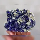 Natural Purple Phantom Fluorite and Pyrite Symbiosis comes from Yindu,Inner Mongolia 95*70*25MM - image 2