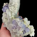 Natural Purple Phantom Fluorite and Quartz Cluster, Mineral Specimen:Yaogangxian,Hunan (160*65*155MM) - image 3