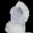 Natural Purple Phantom Fluorite and Quartz Cluster, Mineral Specimen:Zhejiang,China (35*20*55MM) - image 2