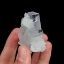 Natural Purple Phantom Fluorite and Quartz Cluster, Mineral Specimen:Zhejiang,China (55*45*35MM) - image 3