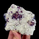 Natural Purple Phantom Fluorite and Quartz, Mineral Specimen: Inner Mongolia,China (90*75*30MM) - image 5