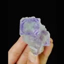 Natural Purple Phantom Fluorite and Quartz, Mineral Specimen: Zhejiang,China (35*70*35MM) - image 1