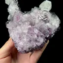 Natural Purple Phantom Fluorite and Quartz Mineral Specimen,High Quality Specimen,FUJIAN,CHINA(120*120*35mm) - image 3