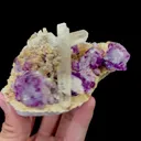 Natural Purple Phantom Fluorite and Quartz Mineral Specimen,High Quality Specimen,INNER MONGOLIA,CHINA(100*70*45mm) - image 2