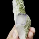 Natural Purple Phantom Fluorite and Quartz Mineral Specimen,High Quality Specimen,YAO GANG XIAN,HUNAN,CHINA(35*35*110mm) - image 2