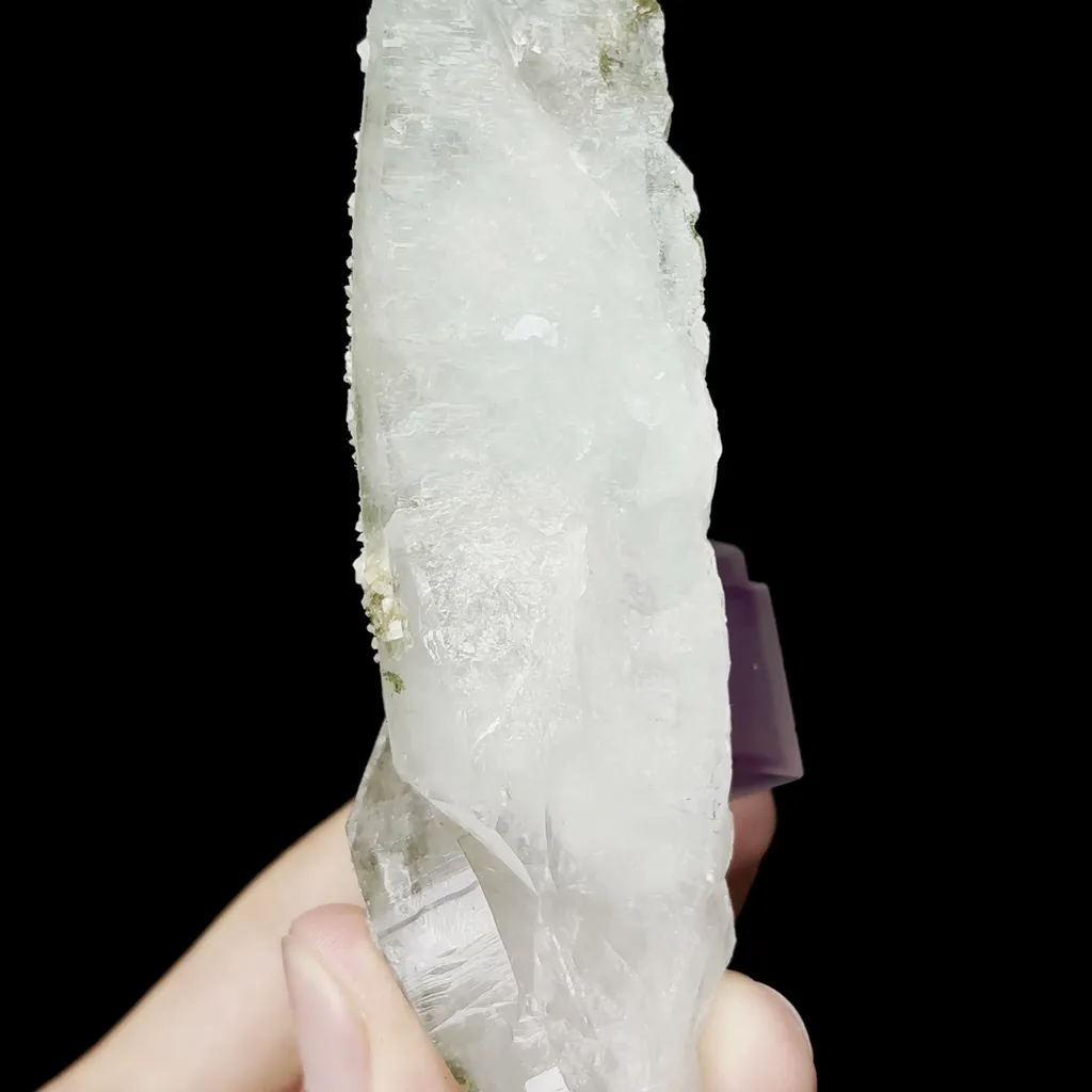 Natural Purple Phantom Fluorite and Quartz Mineral Specimen,High Quality Specimen,YAO GANG XIAN,HUNAN,CHINA(35*35*110mm) - image 3