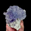 Natural Purple Phantom Fluorite and Quartz Mineral Specimen,High Quality Specimen,YINDU,INNER MONGOLIA,CHINA(45*65*40mm) - image 4