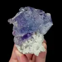 Natural Purple Phantom Fluorite and Quartz Mineral Specimen,High Quality Specimen,YINDU,INNER MONGOLIA,CHINA(45*65*40mm) - image 1