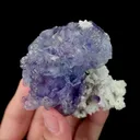 Natural Purple Phantom Fluorite and Quartz Mineral Specimen,High Quality Specimen,YINDU,INNER MONGOLIA,CHINA(45*65*40mm) - image 2