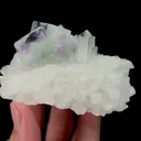 Natural Purple Phantom Fluorite and Quartz Mineral Specimen,High Quality Specimen,ZHEJIANG,CHINA(90*65*35mm) - image 2