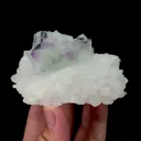 Natural Purple Phantom Fluorite and Quartz Mineral Specimen,High Quality Specimen,ZHEJIANG,CHINA(90*65*35mm) - image 4