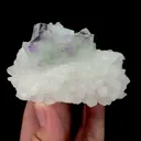 Natural Purple Phantom Fluorite and Quartz Mineral Specimen,High Quality Specimen,ZHEJIANG,CHINA(90*65*35mm) - image 1