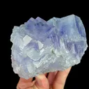 Natural Purple Phantom Fluorite and Quartz, Mineral Specimen:Xianghualing,Hunan (115*65*65MM) - image 3